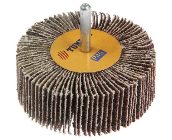 Круг лепестковый радиальный (80х30х6 мм; Р40) ТУНДРА 1875468 – изображение 2