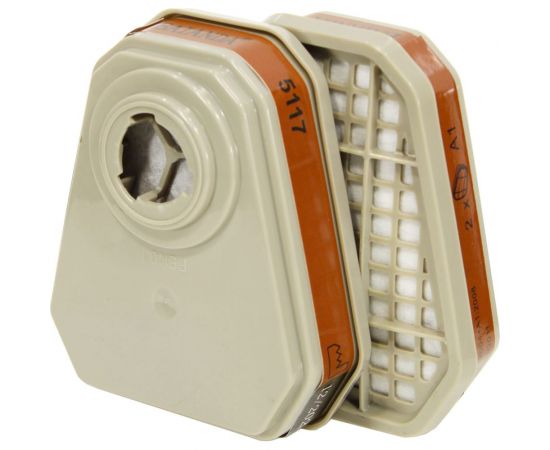 Фильтр для защиты от органических газов и паров, формальдегида A1, BAIANDA 2 шт 5117 – изображение 2