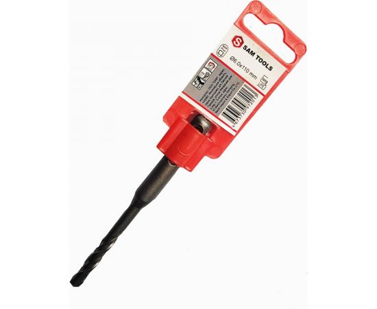 Бур по бетону SDS-plus 6x110 мм SAMGRUPP 16992 – изображение 2