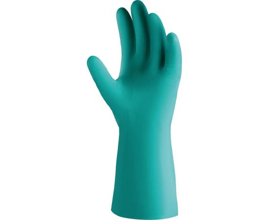 Нитриловые химостойкие перчатки Jeta Safety 80/50, с хлопковым напылением, 0.38 мм, р. 9/l JN711-09-L – изображение 2