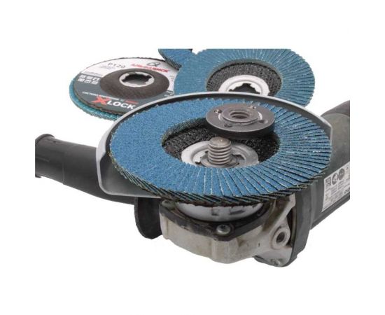 Круг лепестковый торцевой КЛТ Р40, 125 мм, плоский Альфадиск 5214 – изображение 2