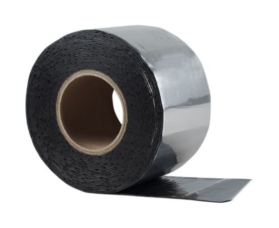 Кровельная битумная лента ШАБАШКА 10 см х 10 м, алюминий 034-4070 226766 – изображение 3