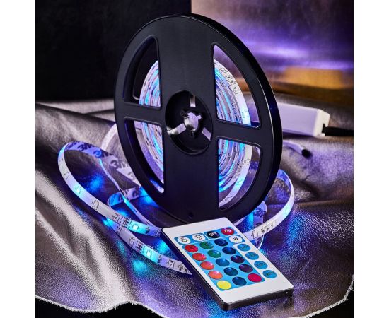 Комплект светодиодной ленты Lamper RGB 5 м IP65 с блоком питания и контроллером 142-402 – изображение 4