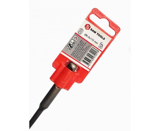Бур по бетону SDS-plus 6x110 мм SAMGRUPP 16992 – изображение 4