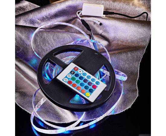 Комплект светодиодной ленты Lamper RGB 5 м IP65 с блоком питания и контроллером 142-402 – изображение 5