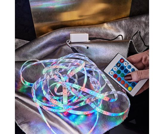 Комплект светодиодной ленты Lamper RGB 5 м IP65 с блоком питания и контроллером 142-402 – изображение 6