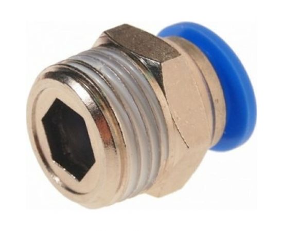 Фитинг для пластиковых трубок (12 мм; 1/2М) ROCKFORCE RF-SPC12-04 