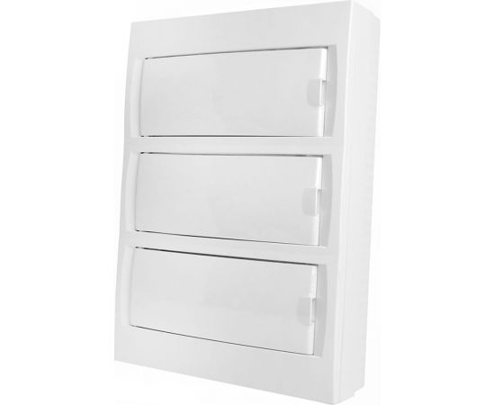Настенный бокс STEKKER 36 модулей, белый, пластик, IP40, серия Standart (КНО- 49647 