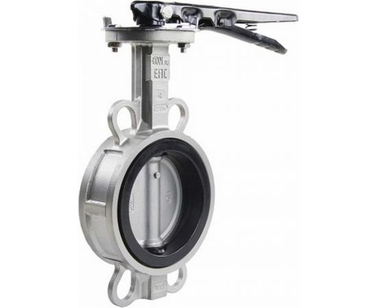 Дисковый затвор DN.ru 316L-316L-EPDM Ду65 Ру16, нержавеющая сталь, EPDM, с ручкой D050-01400 