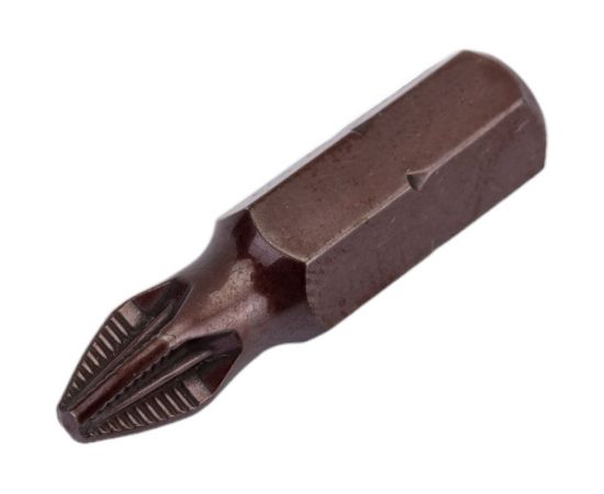 Бита DELUXE (2 шт; PZ2; 25 мм; S2+Bronze+AntiSlip) Pobedit 2616921 