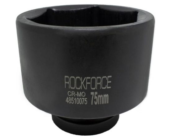 Головка торцевая ударная 6-гранная удлиненная 75х100 мм, 1""DR Rockforce RF-48510075 