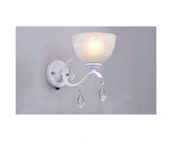 Бра РОССВЕТ 1х60ВтхE27 РС20866 WT/1W 