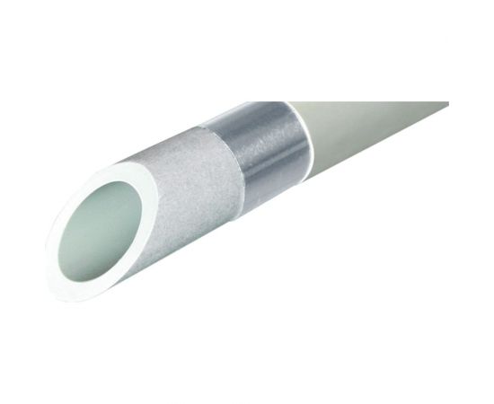 Труба PP-RCT 25х2.8, 4м с алюминиевым слоем без перфорации FV-Plast Stabioxy 106425 
