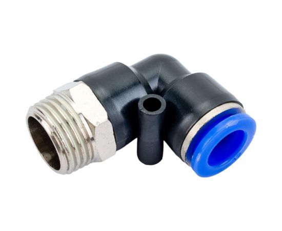 Фитинг угловой для пластиковых трубок (12 мм; 1/2М) ROCKFORCE RF-SPL12-04 