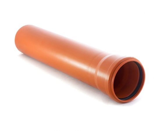 Гладкая труба RTP ПП, класс жесткости SN 4, Д 160 мм, S=4,9 мм, L 5000 мм 11222 
