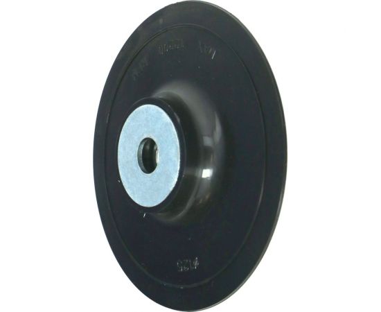 Тарелка опорная пластиковая под круг фибровый 125 мм FASTER TOOLS 3583 