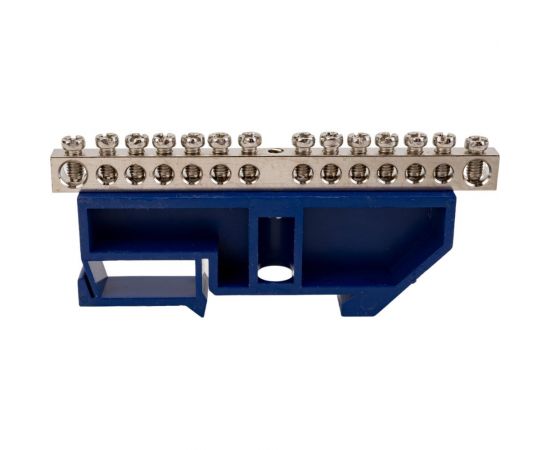 Шина IEK n "ноль" на din-изоляторе с никелевым покрытием шни-6x9-14-д-с YNN10-14-D-K07-N – изображение 2