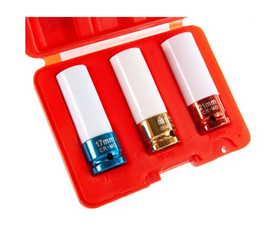 Набор ударных глубоких шестигранных головок МАСТАК 006-43C – изображение 2