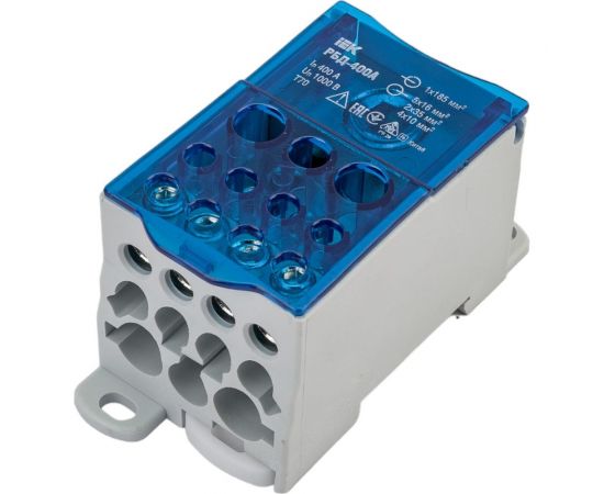 Распределительный блок на DIN-рейку IEK РБД-400А RBD-400 – изображение 2