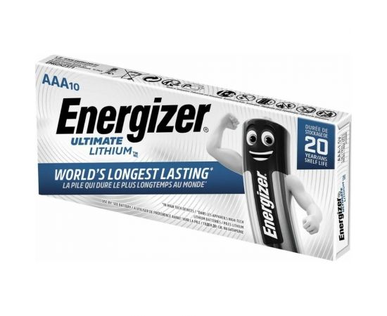 Батарейки Energizer Ultimate Lithium R03/AAA (L92) 10BL блистер 10 шт. 7638900343533 – изображение 2