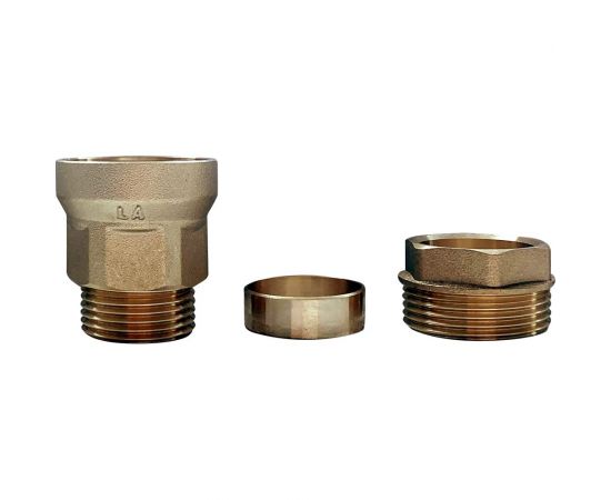 Фитинг прямой для труб из ПНД, наружная резьба LadAna 191101002 – изображение 2