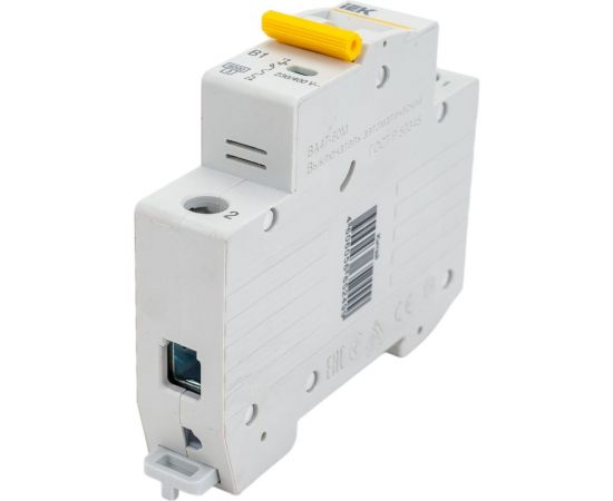 Автоматический выключатель IEK ВА47-60M 1Р 1А 6кА B MVA31-1-001-B – изображение 2