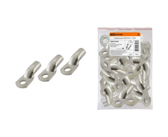 Наконечник TDM медный луженый ТМЛ 50-8-11 ГОСТ 7386-80 SQ0533-0026 – изображение 2