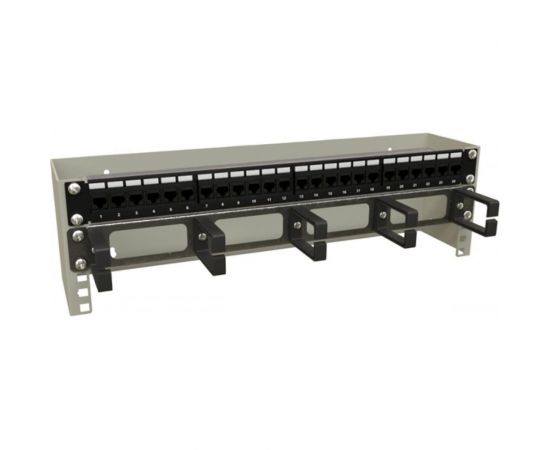 Настенный кронштейн Hyperline BW19-3U-110F-RAL7035 для 19"" оборудования, высота 3U 454253 – изображение 3