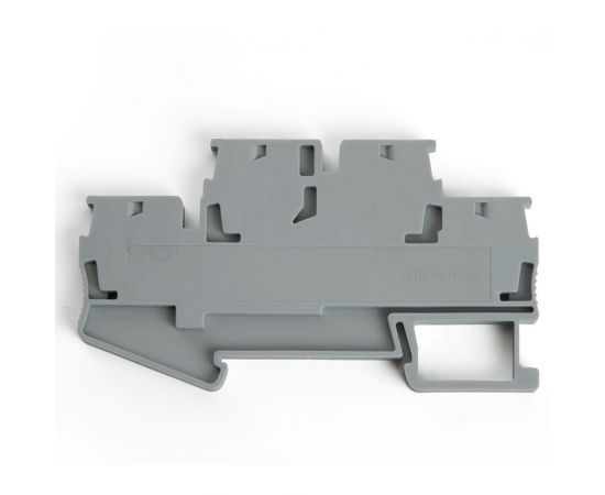 Самозажимной 4-проводной проходной зажим STEKKER 2 уровня ЗНИ - 4.0, JXB ST 4, серый LD555-1-40 39968 – изображение 3