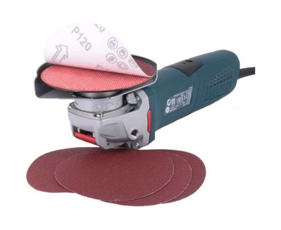 Набор шлифовальных кругов на липучке Р120, 5 шт Альфадиск 5337 – изображение 3