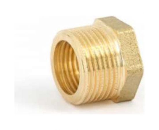 Футорка НВ 3/8x1/8 латунная Uni-Fitt 604G3818 – изображение 3