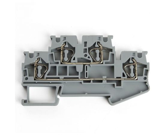 Самозажимной 4-проводной проходной зажим STEKKER 2 уровня ЗНИ - 4.0, JXB ST 4, серый LD555-1-40 39968 – изображение 5