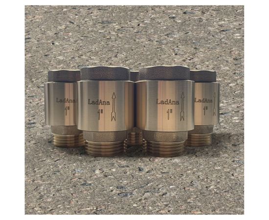 Обратный клапан подпружиненный с латунным сердечником LadAna 1" 100605014 – изображение 6