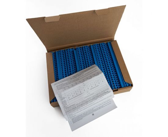 Самозажимной 2-проводной проходной зажим STEKKER ЗНИ - 4,0, JXB ST 4, синий LD552-2-40 39956 – изображение 7