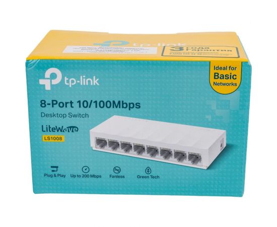 8-портовый неуправляемый коммутатор TP-Link LS1008 – изображение 7