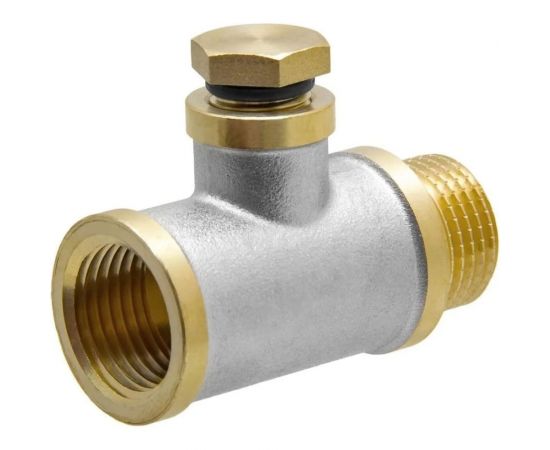 Тройник для манометра Санакс 1/2-1/4-1/2 вн/вн/нар резьб 772475 