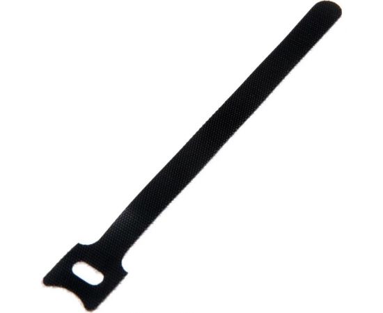 Стяжки-липучки для проводов ТУНДРА 150x10x1.5 мм, цвет черный, 10 шт. 9231308 