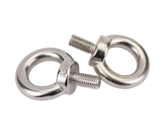 Нержавеющий рым-болт KREPFIELD М10, ART 580, А2, 4 шт. 580А2РЫМБОЛТМ10-4 