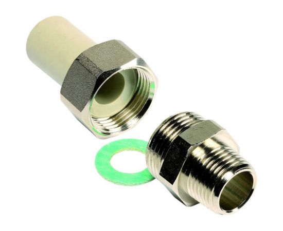 Резьбовое соединение WAVIN EKOPLASTIK НР 20x1/2" SSE02020XX 