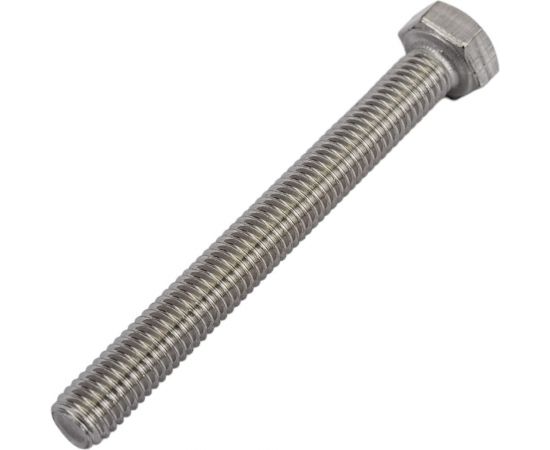 Нержавеющий болт с шестигранной головкой KREPFIELD M5x45 мм, DIN 933, А2, полная резьба, 30 шт. 933А2БОЛТ5Х45-30 