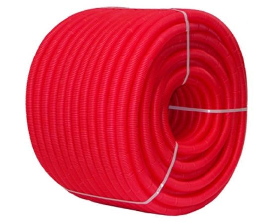 Гофра Uni-Fitt 28 мм, красная для труб 20 мм, 50 м 583R2805 