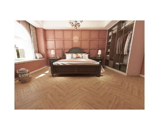 Ламинат Woodstyle Arrow 12 мм, 34 класс, 1.32 м2, влагостойкий, рисунок Ёлка, 108 Дуб Кивер 