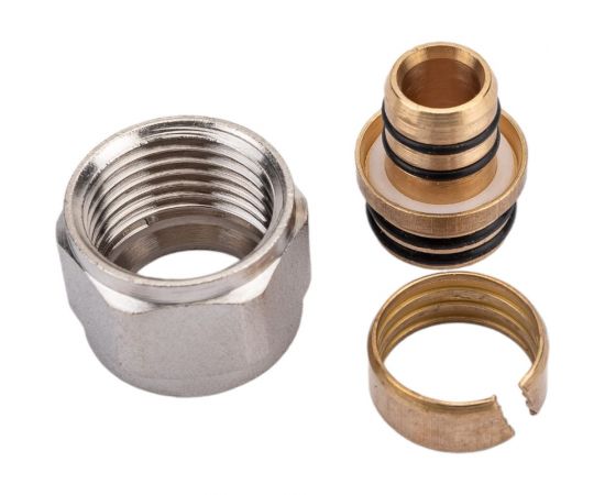 Обжимной коллекторный соединитель для металлополимерной трубы EUROS EU.ST3273035 16x2x12_k 