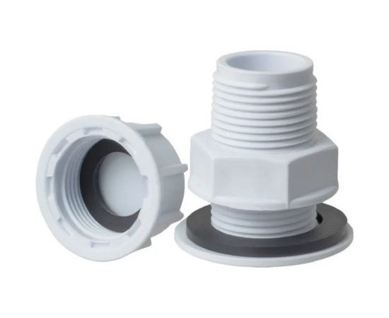 Отвод (врезка) для резервуаров с заглушкой Санакс пластик 3/4 нар 771437 