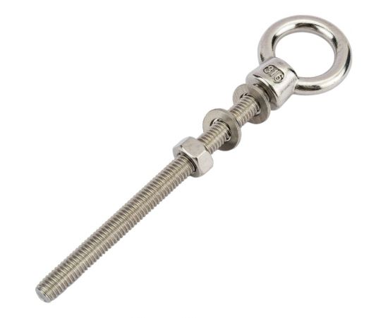 Нержавеющий рым-болт KREPFIELD М6x80, ART 8267, А4 8267А4РЫМБОЛТМ6X80-1 