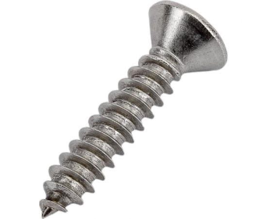 Нержавеющий саморез с потайной головкой KREPFIELD 4,2x22 мм, DIN 7982, А2, крестообразный шлиц PH, 50 шт. 7982А2САМОРЕЗ4.2X22-50 