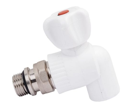 Кран для радиатора Rvc ППРС угловой 20x1/2 наружная резьба light 08465 