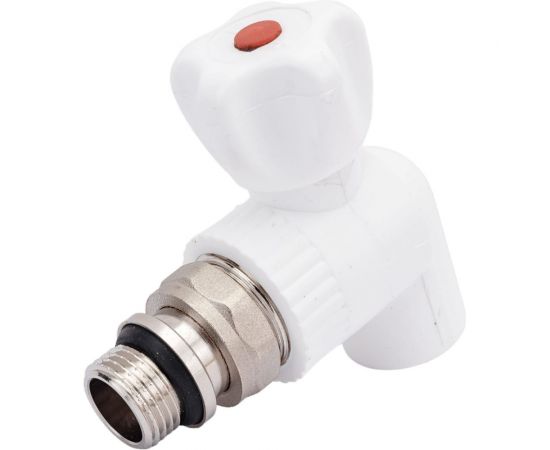 Кран для радиатора Rvc ППРС угловой 20x1/2 наружная резьба light 08465 – изображение 2