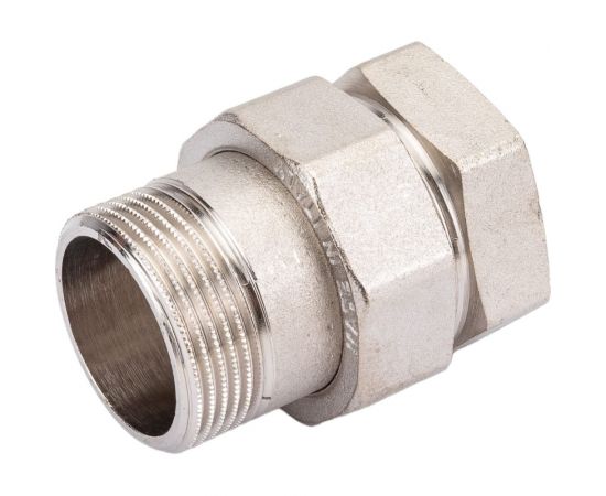 Разъемное соединение ""американка"" STOUT Sft-0045-000114 вн, никелированное, уплотнение под гайкой по плоскости, 1” 1/4 RG008Q1DK04A62 – изображение 2