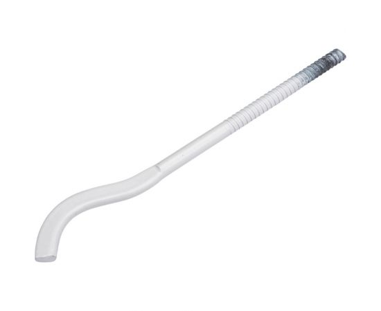 Кронштейн штыревой Uni-Fitt 7х180 плоский, эмалированный, с дюбелем 10х75 870W0718 – изображение 2